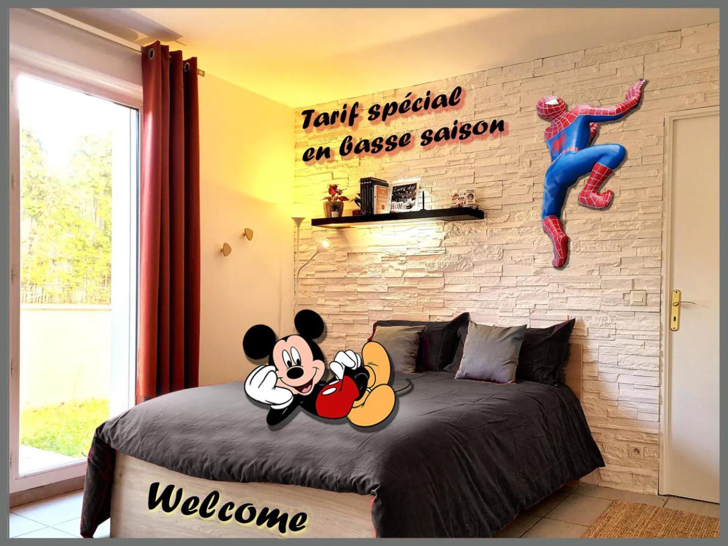 Appartement Avec Salle De Jeux Privee,10Min De Disney Transport En Commun 6 Couchages Chanteloup-en-Brie Extérieur photo